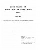 Ebook Sách trắng về khoa học và công nghệ 1991 (Tập 3): Phần 2