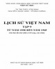 Ebook Lịch sử Việt Nam (Tập 9: Từ năm 1930 đến 1945): Phần 2
