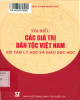 Ebook Tìm hiểu các giá trị dân tộc Việt Nam với tâm lý học và giáo dục học: Phần 1