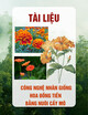 Tài liệu Công nghệ nhân giống hoa đồng tiền bằng nuôi cấy mô